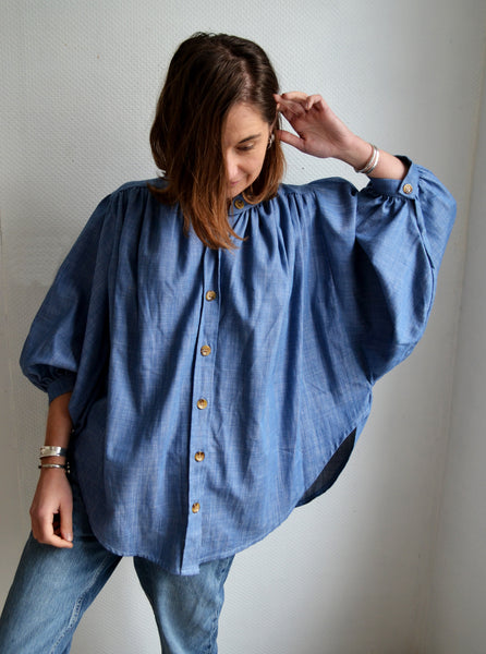 Blouse manches ballons Corner