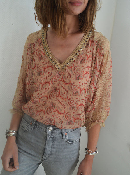 Blouse Paisley The Kooples