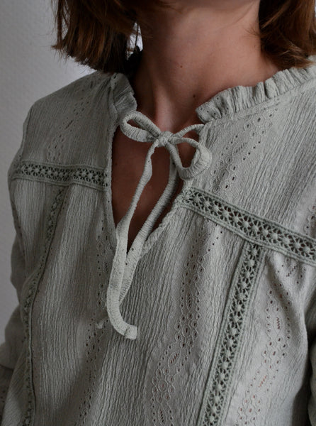 Blouse Vert D'eau