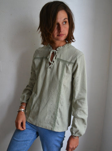 Blouse Vert D'eau