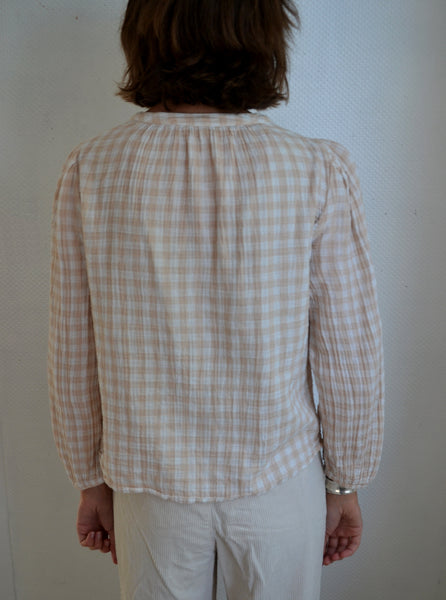 Blouse Vichy Gaze de Coton