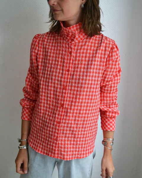 Blouse Vichy Rouge