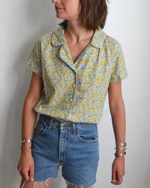 Blouse Fleurie Vintage