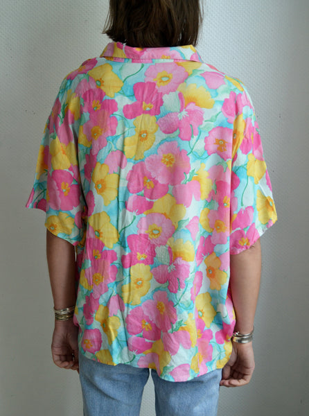 Blouse Vintage Géranium