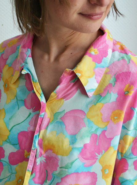 Blouse Vintage Géranium