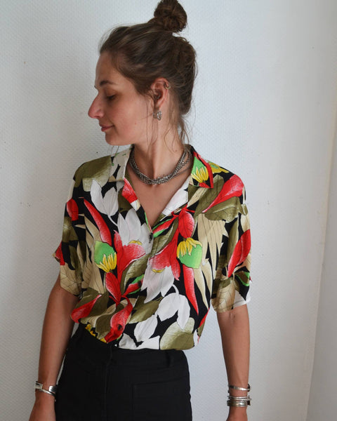 Chemisette vintage Tropiques