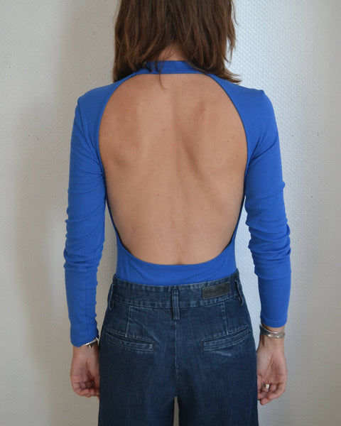 Body Bleu Dos Nu