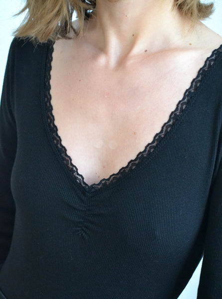 Body dentelle Noir
