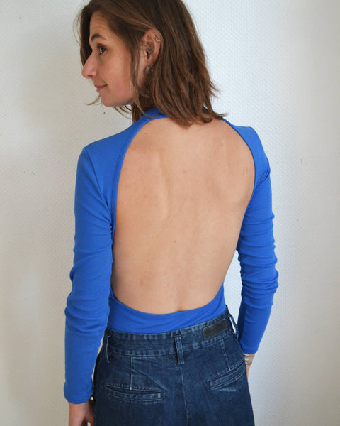 Body Bleu Dos Nu