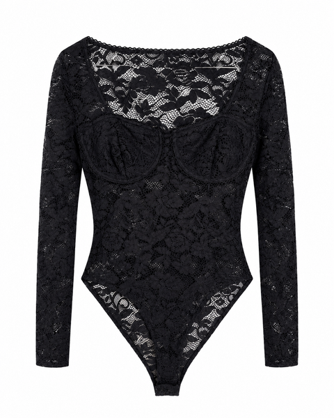 Body dentelle noire