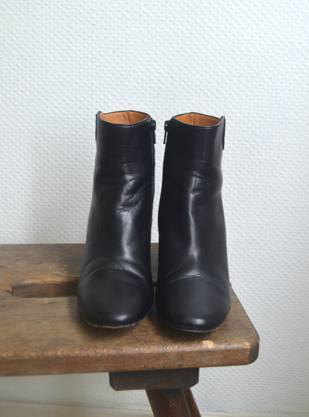 Boots en cuir Des Petits Hauts T40