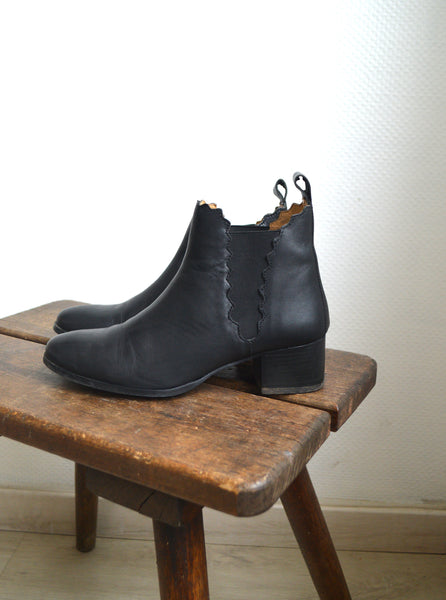 Boots en cuir Cyrillus T38