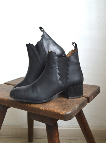 Boots en cuir Cyrillus T38