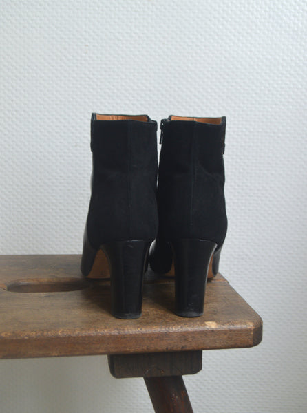 Boots en cuir Des Petits Hauts T40