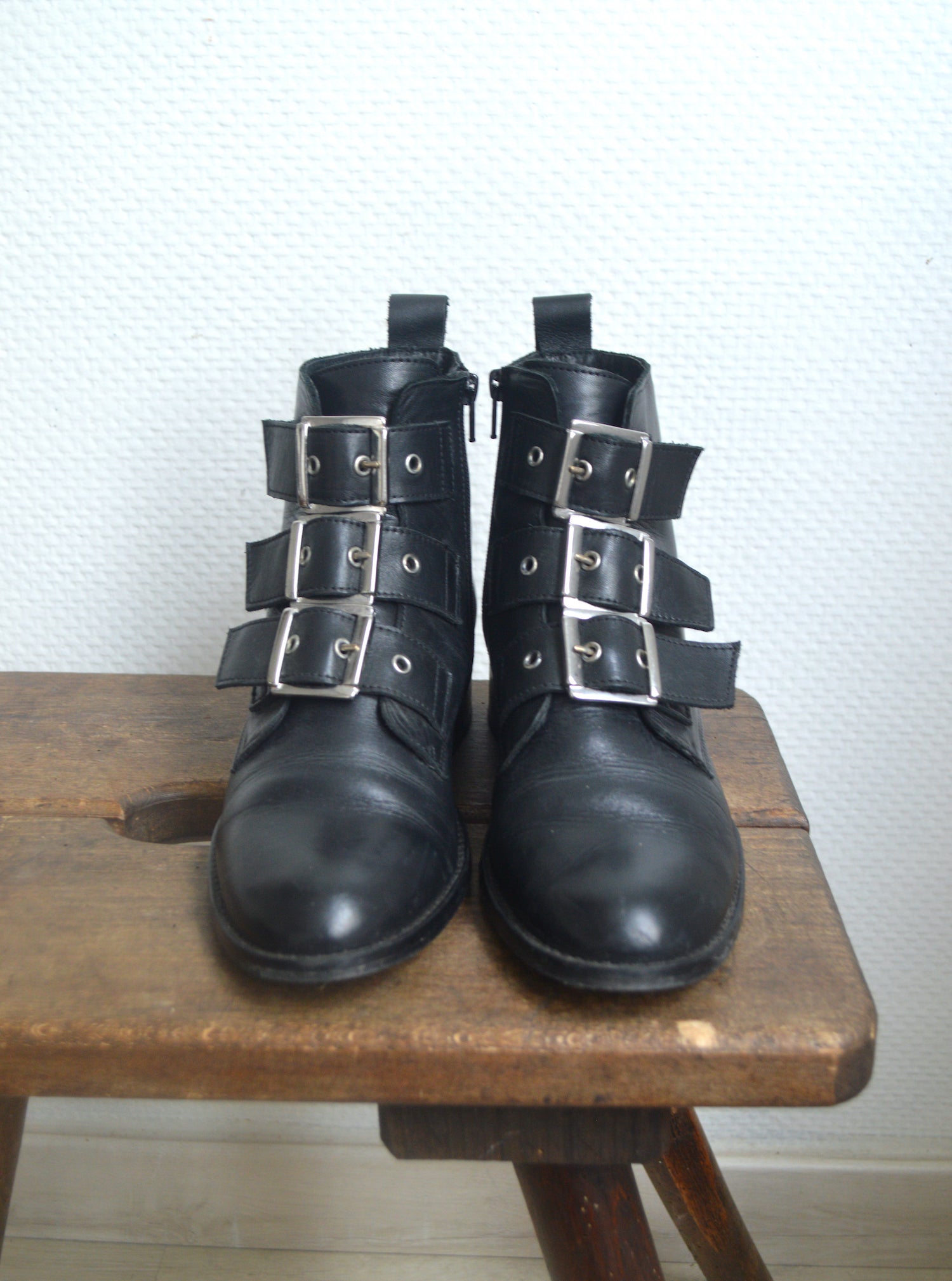 Boots Rock en cuir T40