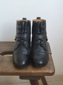 Boots Sézane en cuir T39