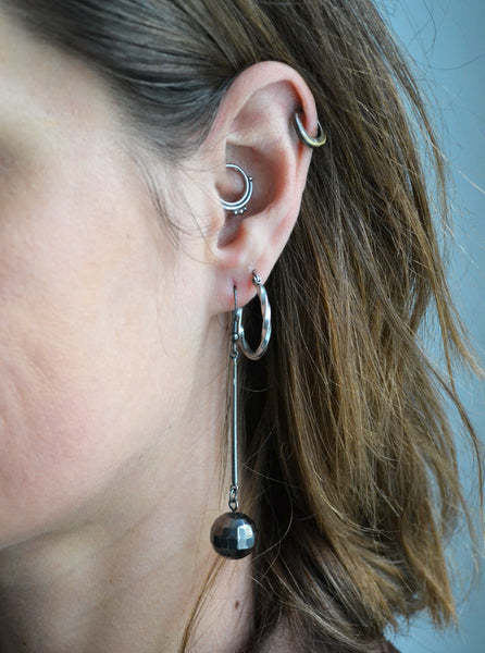 Boucles d'oreilles Boule à facettes