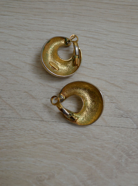 Boucles d'oreilles dorés Agatha