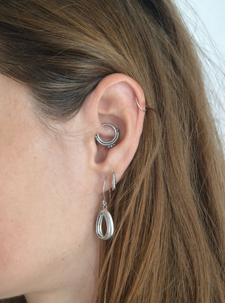 Boucles d'oreille Gouttes en argent