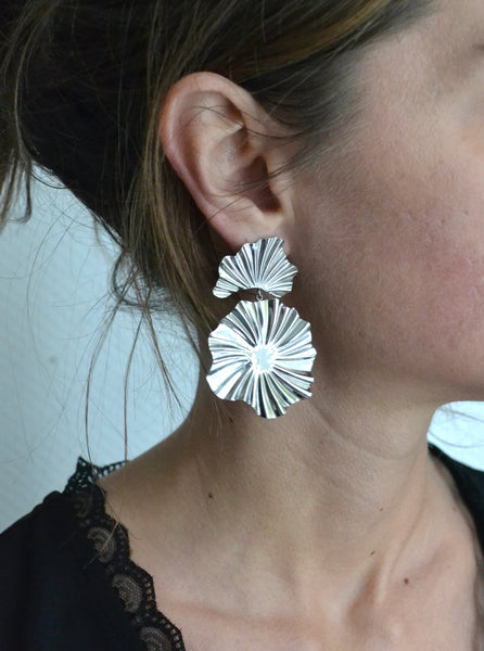 Boucles d'Oreilles Argentées Milé Mila
