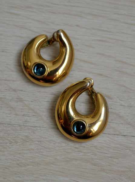 Boucles d'oreilles dorés Agatha