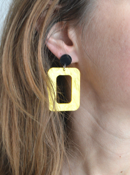 Boucles Cubik Jaunes