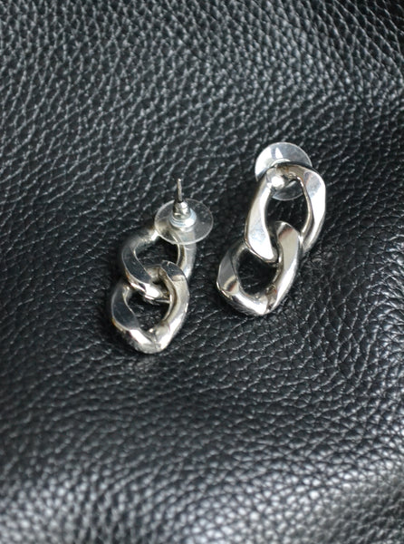 Boucles d'oreilles Maillons Argentés