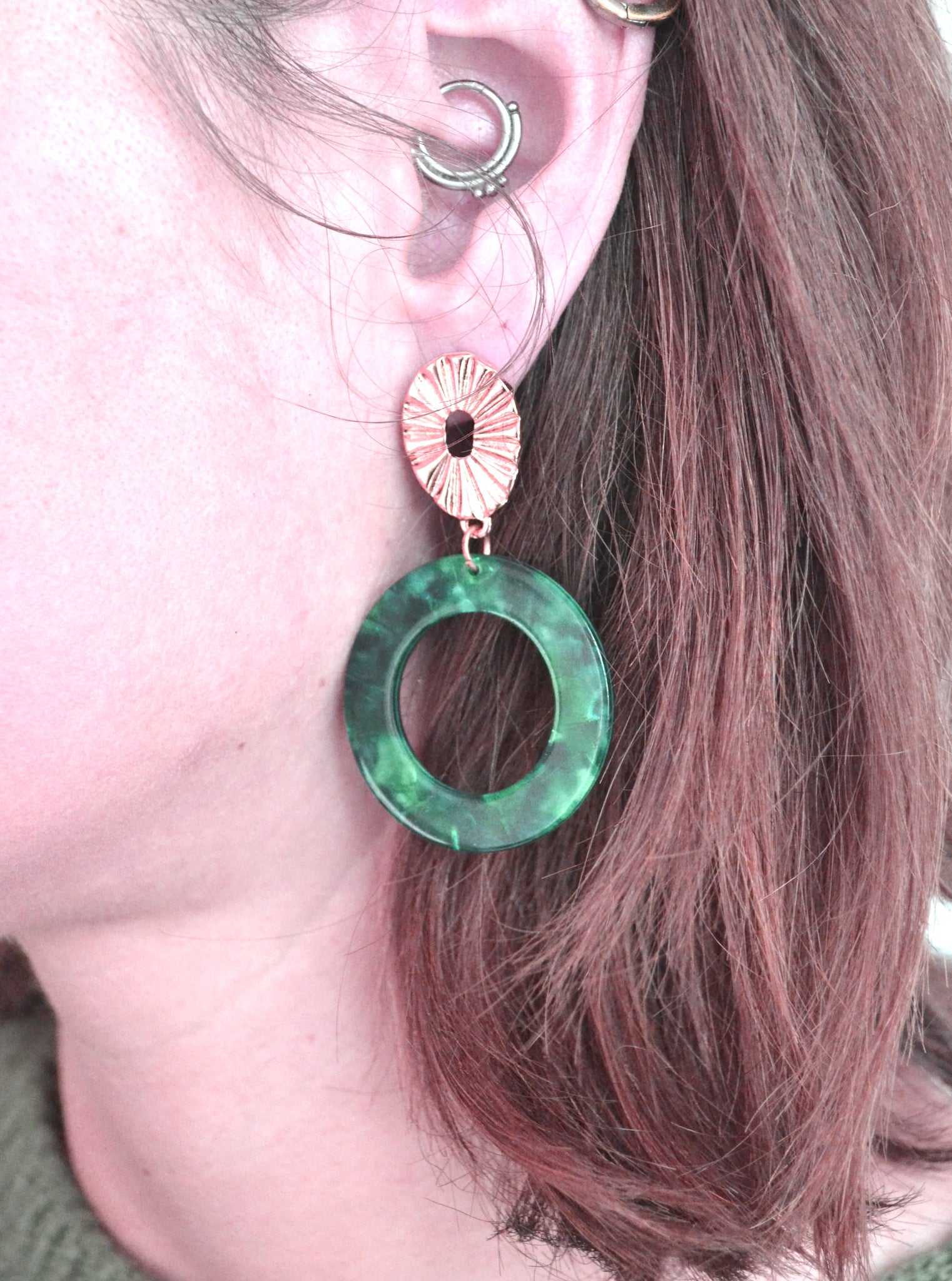Boucles d'oreilles Verde