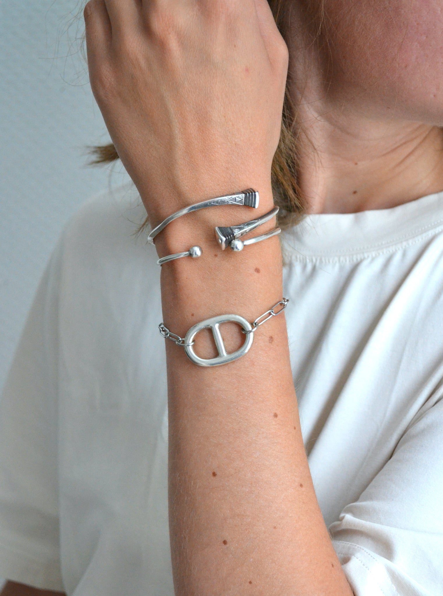Bracelet argenté
