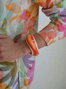 Jonc vintage orange