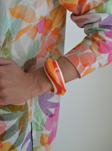Jonc vintage orange
