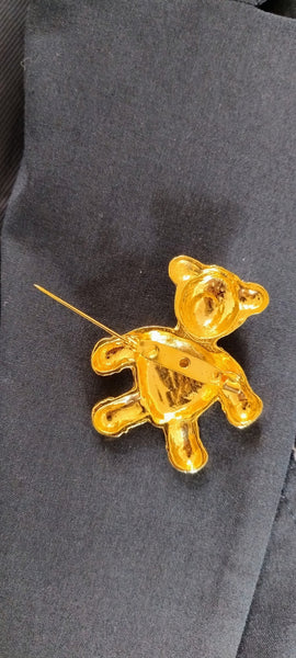 Broche Ourson Doré