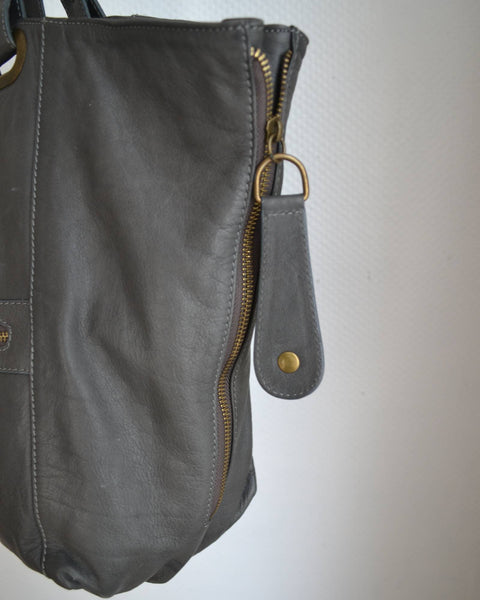 Sac cabas gris The Genuine Leather