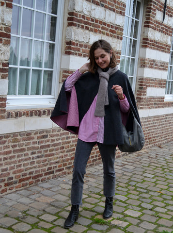 Cape en laine Fait Main