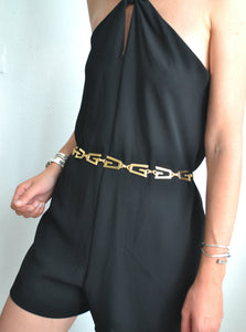 Ceinture chaine dorée Vintage