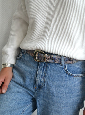 Ceinture en cuir made in France T40