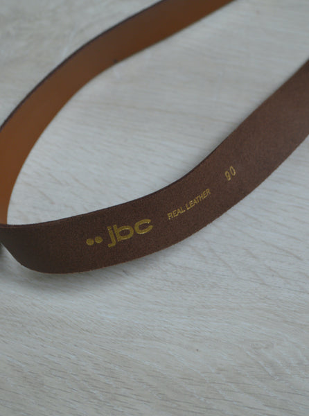 Ceinture cuir marron T38-42