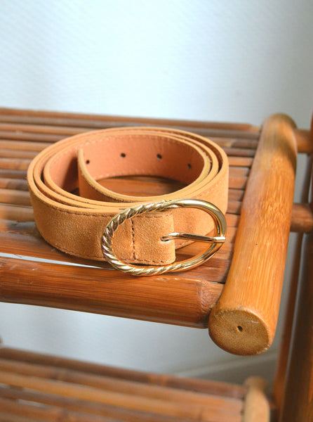 Ceinture en cuir Camel T38-40