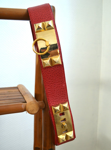 Ceinture en cuir vintage