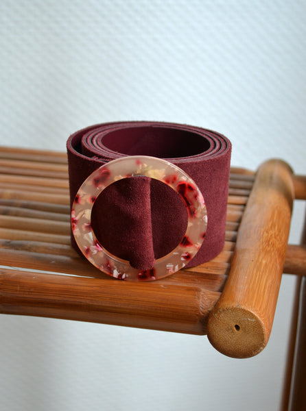 Ceinture Bordeaux  Orta Store