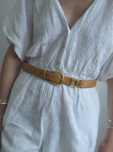 Ceinture en cuir made in France