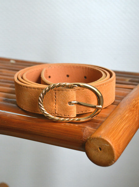 Ceinture en cuir Camel T38-40