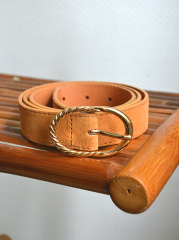 Ceinture en cuir Camel T38-40