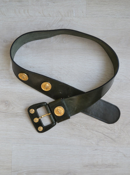 Ceinture Vintage Têtes de Lions