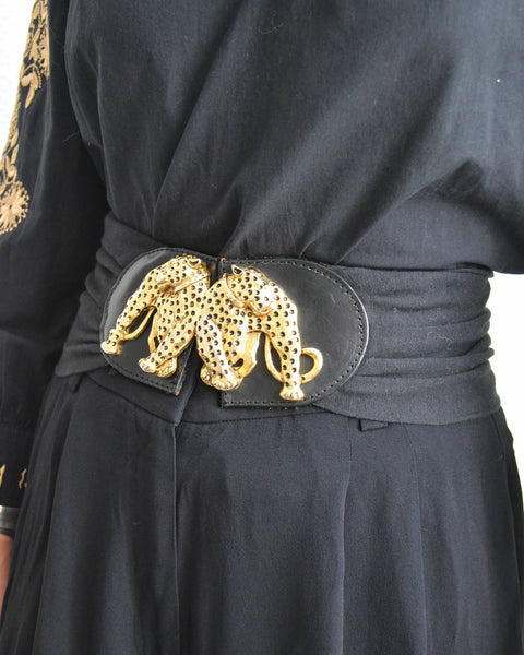Ceinture Vintage Panthères
