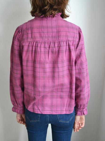 Chemise à carreaux Lilas Ba&sh