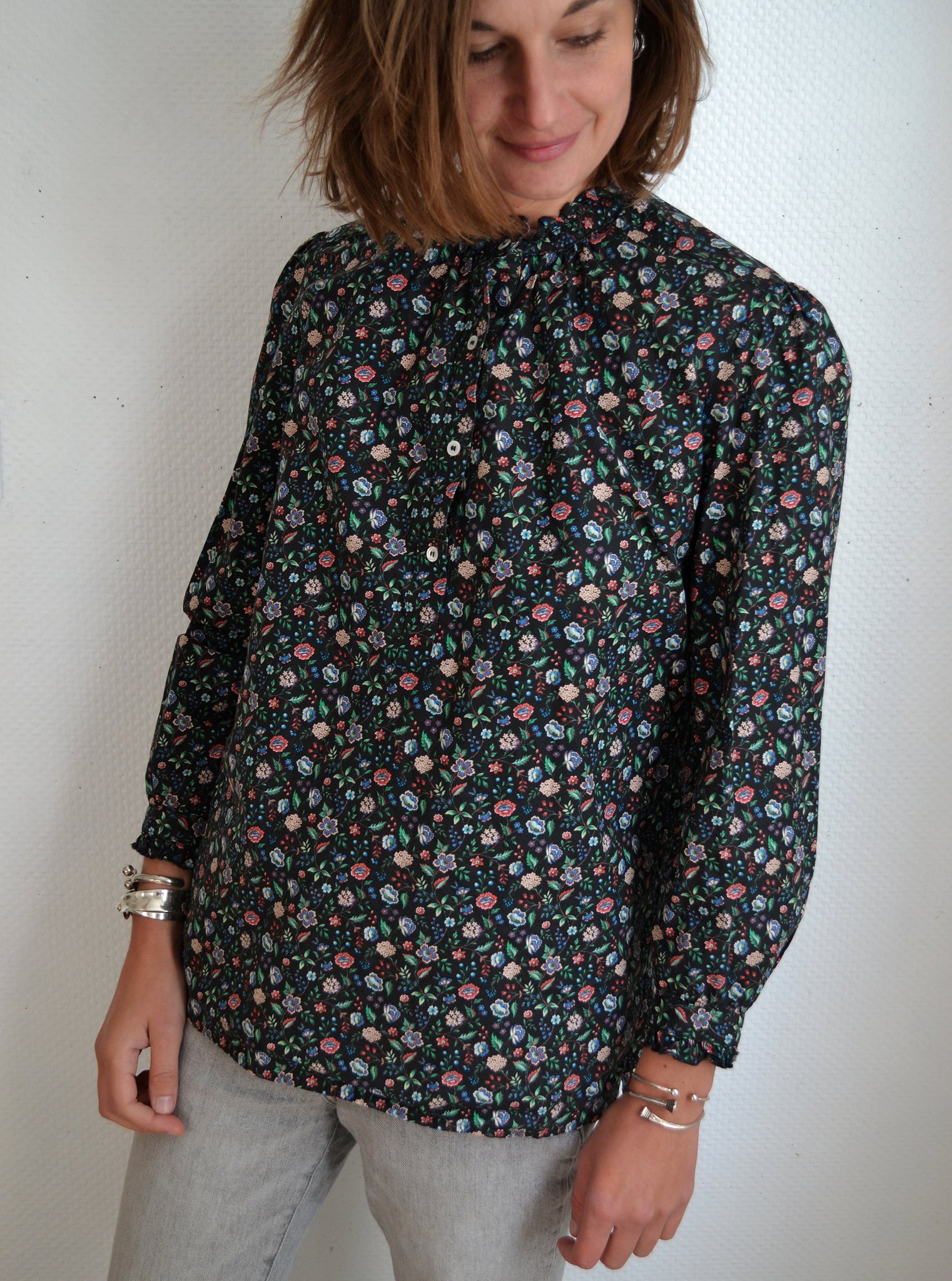 Blouse à fleurs Sœur Paris