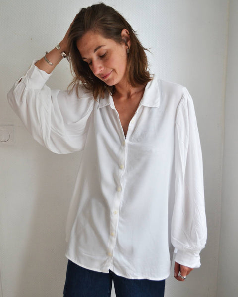 Chemise blanche manches Ballons