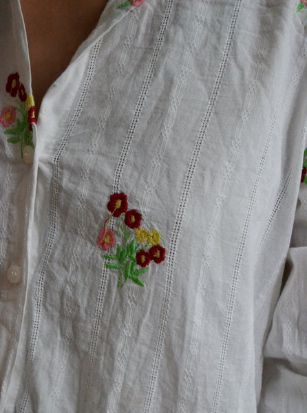 Chemise Bouquet Brodé