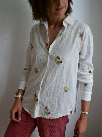 Chemise Bouquet Brodé